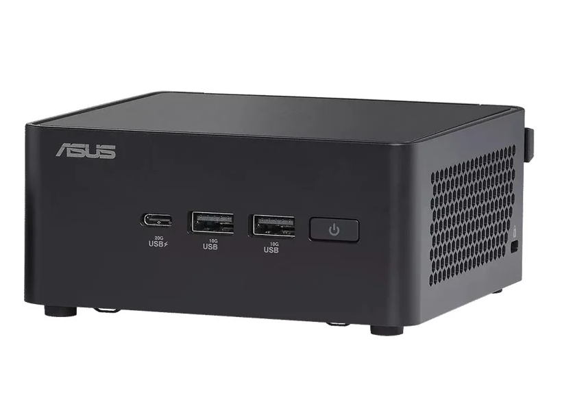  Asus NUC 14 PRO - Intel Core 3 100U (6 Core/8Threads) Up To 4.7GHz, 2x DDR5 SO-DIMM Slots, 2x M.2 NVMe Gen.4 (1x M.2 2280/1x M.2 2242) 1x 2.5" SATA, Intel Graphics, Wi-Fi 6E AX211 + Bluetooth 5.3, 1x 2.5 GbE LAN, 2x HDMI, 2x USB Type-C Thunderbolt 4, 1x USB Type-C, 3x USB 3.2 Type-A, 1x USB 2.0<br><font Color='red'>No Power Cable Included - Optional Power Cable: CB PW 3P  